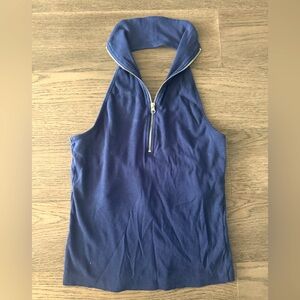 Maeve (Anthropologie) Zip Halter Top